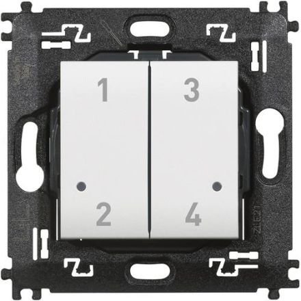 Bticino N4575CW wireless 4-ffLivingLight ws scene button