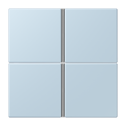 Jung LC404TSA208 button set 4-way, F40, LS series, outremerclair ( LC32022 )