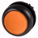 Eaton M22S-DL-A illuminated pushbutton, flat, amber, 167430