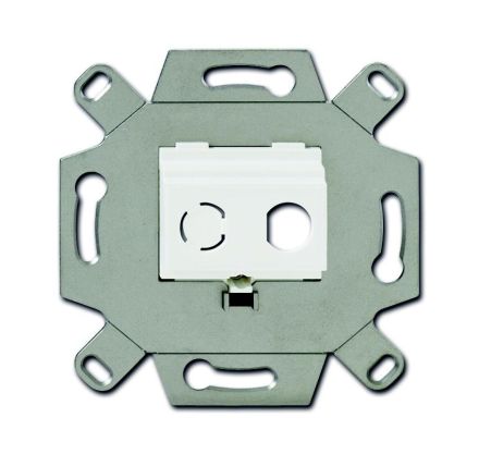 Busch-Jaeger 0262/12 communication adapter, for BNC-F feed-through sockets alpine white