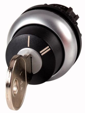 Eaton M22-WRS-X95 key switch, 2 positions, I II, latching, 228026
