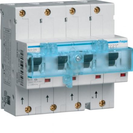 Hager HTN620C SLS switch 3-pole+N Cs-20A DIN rail