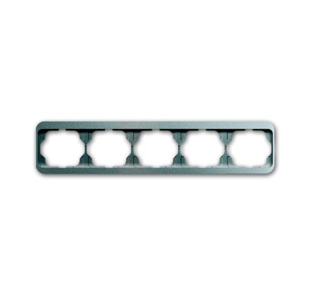 Busch-Jaeger 1725-266 cover frame, 5-way frame titanium