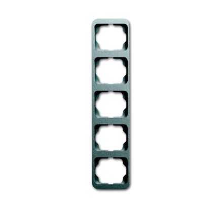 Busch-Jaeger 1735-266 cover frame, 5-way frame titanium
