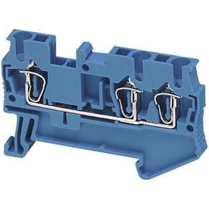 Schneider Electric NSYTRR23BL Linergy 2.5qmm 24A 1x2 spring blue terminal block