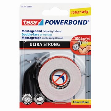 Tesa 55791-00001-00 Powerbond® 1.5 m x 19 mm Ultra Strong