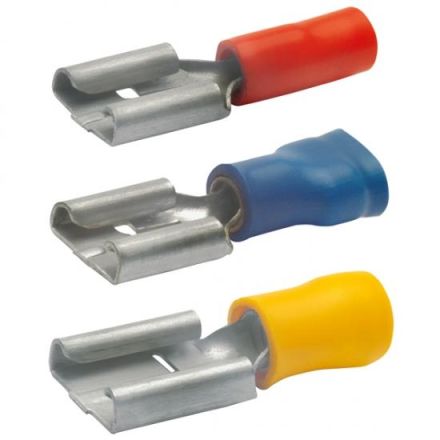 Klauke 8203 n. DIN 4.8x0.8mm 0.5-1qmm red VZ insulated flat receptacle