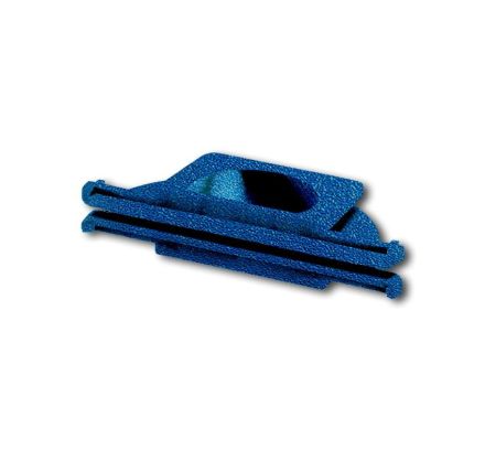 Busch-Jaeger 2138 W-53 cable feedthrough, connecting piece for coupling several devices blue-green