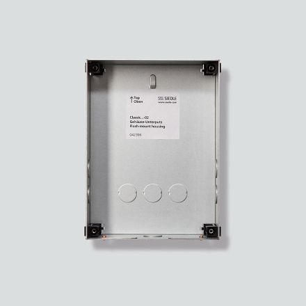 Siedle 210007731-00 GU CL 01-0 Classic galvanized sheet steel flush-mounted housing
