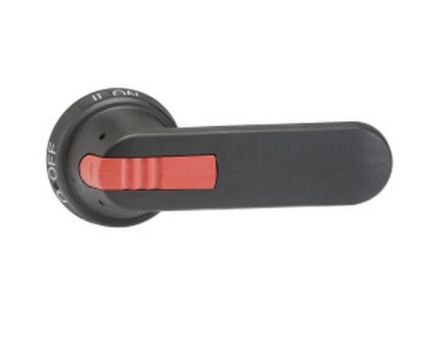 ABB Stotz-Kontakt OHB125J12E311, pistol grip black 125mm shaft 12mm IP65 labeling I-0-II, 1SCA022615R1730