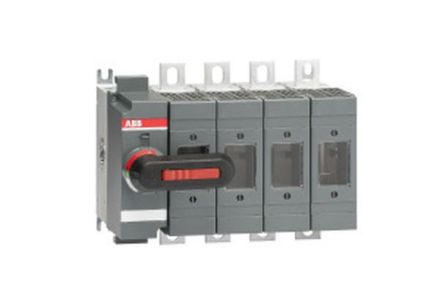 ABB Stotz-Kontakt OS125GD04N2K, load-break switch for fuse, 4-pole, 125A with direct mounting handle, 1SCA116740R1001