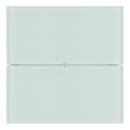 BERKER 75162590 KNX push button sensor B.IQ | 2-way, comfort | glass polar white