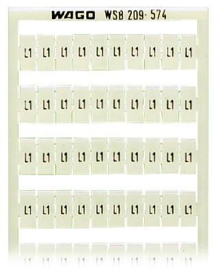 Wago 209-574 Imprint L1 (100X) WSB quick labeling