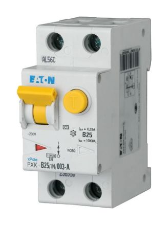 Eaton 193539 PXK-C25/1N/003-F C25A 30mA 1p+N RCD/MCB switch