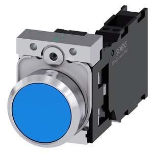 Siemens 3SU1150-0AB50-3FA0 push button 22mm round blue 1S1OE