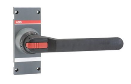 ABB Stotz-Kontakt OTV1000EK, direct handle black 274mm including shaft and cover labeling Test-0 OFF-1 ON, 1SCA106608R1001