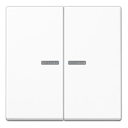 JUNG A102KO5BFWW KNX control rocker Series A | 2-way, thermoplastic | alpine white