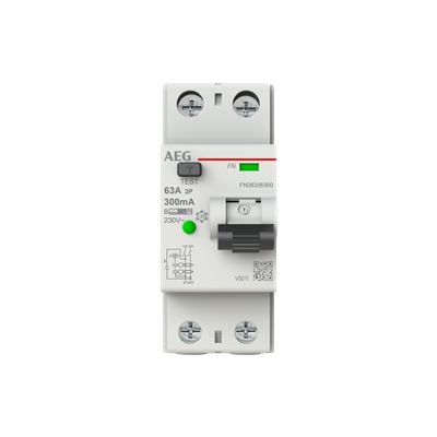 Busch-Jaeger 2CSF702556R3630 FN263/B300 2P Type B 63A 300mA residual current device