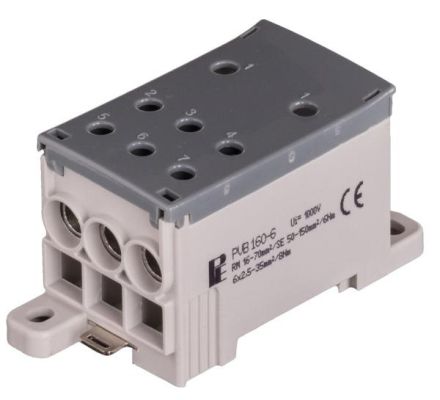 Pollmann 2080720 PVB160-6 phase distribution block