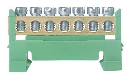 Busch-Jaeger 4TQA650187R0000 LK/S7 for protective conductor 7 connections terminal block