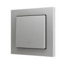 ZENNIO ZS551PB1LS Single button Soft ZS55 | for 1 binary input, light | silver