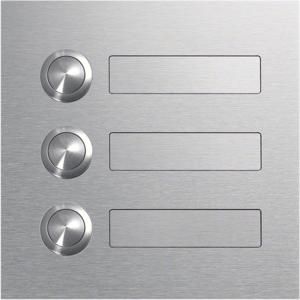 Elcom 5810173 MODESTA bell button GZM-130 3 buttons + engraving plates