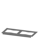 Siemens 8MF1064-2UB52-0 base plate IPXX 400x600mm galvanized