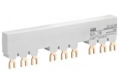 ABB Stotz-Kontakt PS1-3-1-100, 3-phase busbar for 3 MS116 / MS132 with 1 HK/SK, Ie=100A, 1SAM201916R1113