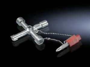 RITTAL 2549500 Universal key for double bit, triangular, square