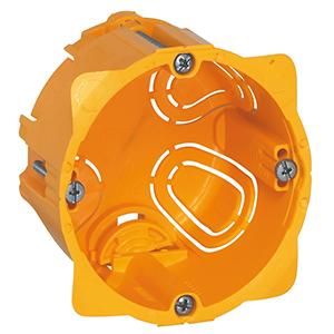 Legrand 080061 flush-mounted box BATIBOX HW 1-way T=60mm, (yellow)