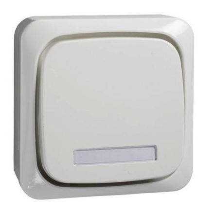 ELSO 562134 16A NOVIA/RENOVA pure white surface-mounted button