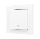 ZENNIO ZS551PB1LMW Single button Soft ZS55 | for 1 binary input, light | matt white