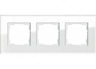 Gira 021312 3-way cover frame Gira Esprit glass white