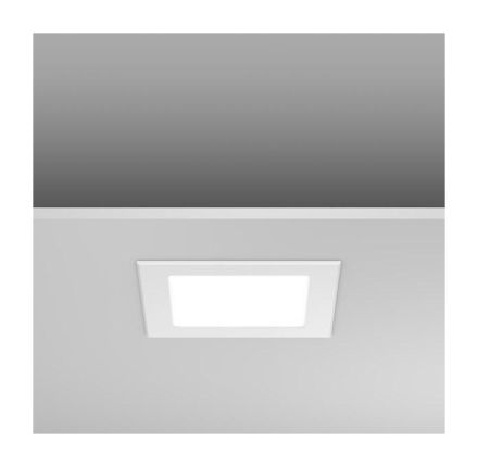 RZB 901486.002 Toledo Flat Square 8W 3000K LED recessed ceiling spotlight LB19