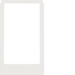 Berker 13201909 design frame square large version accessories polar white matt