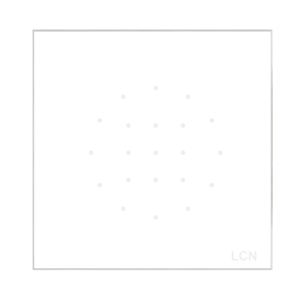 Issendorff 30340 LCN - GG1W white, incl. Corona light button for counter control