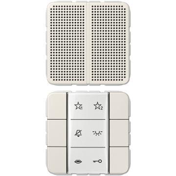 Jung SIAICD6W audio indoor station, CD series, white