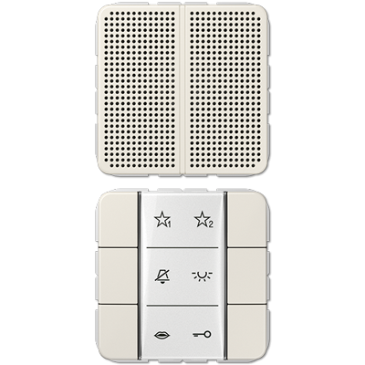 Jung SIAICD6W audio indoor station, CD series, white