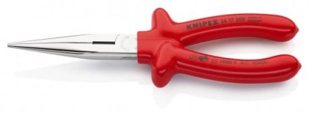 Knipex 26 17 200 chrome insulated 200mm1000V flat-nose pliers with cutting edge