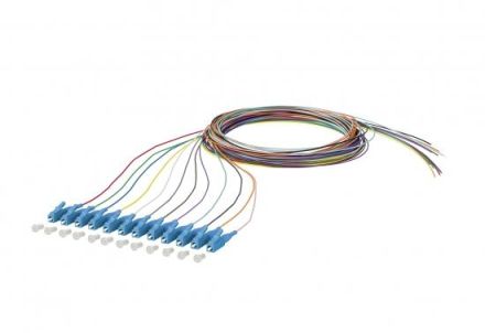 METZ CONNECT LC-UPC OS2 0.9mm 12 colors 2m fiber optic pigtail OpDAT, 150Q1JO0020E