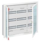 ABB Striebel & John U43TR3 small distribution board, flush-mounted 3-row, with frame and door, 2CPX071724R9999