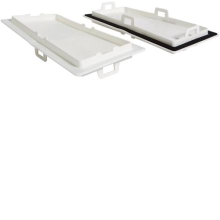 Hager FZ445S connection set univers vertical 5-field QS