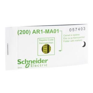 Schneider Electric AR1MA014 yellow number 4 marking sleeve
