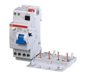 ABB Stotz-Kontakt DDA204 A-25/0.5, FI block for S204 4P, type A, 25A, 500mA, 2CSB204101R4250
