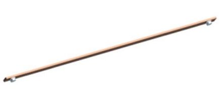 ABB Striebel & John ZXM1100 Cu-rail 30x5mm, L:850mm copper rail, assembled, 2CPX041572R9999