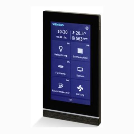 SIEMENS 5WG1205-2AB22 KNX touch panel Touch Control | vertical | black | 5 inches