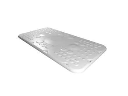 RITTAL 2566300 AX with membranes size 6 401x221mm plastic flange plate