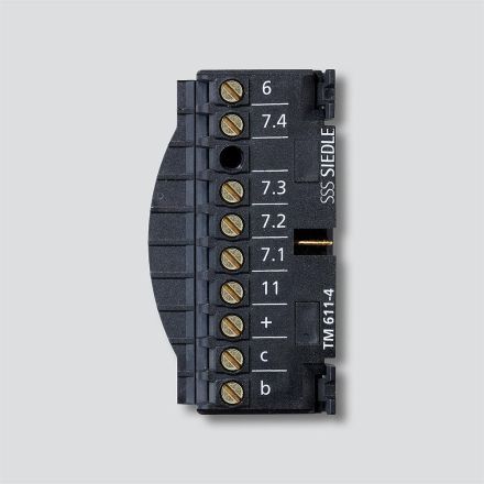 Siedle 210007294-00 for TM 611-4 Black terminal block