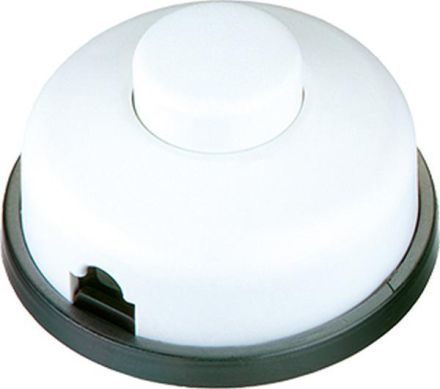 Bachmann 924.069 pedal intermediate switch 1-pole, white/white
