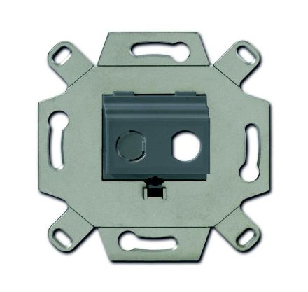 Busch-Jaeger 0262/13 communication adapter, for BNC-F feed-through sockets grey